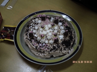 最初にできたケーキ